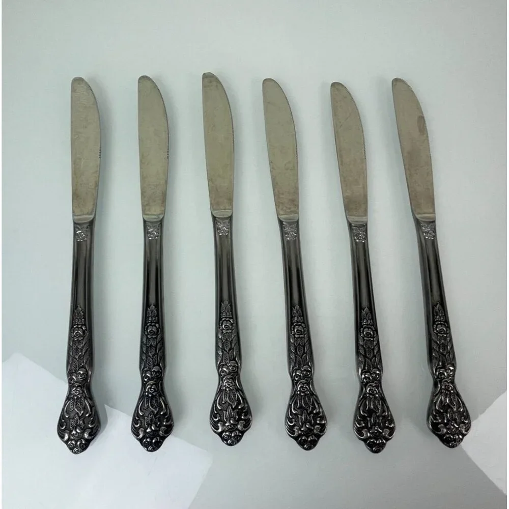 Set of 6 Versailles Stainless Steel Knives, MSI Made in Japan 8.75